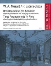 Three Arrangements for Piano piano sheet music cover